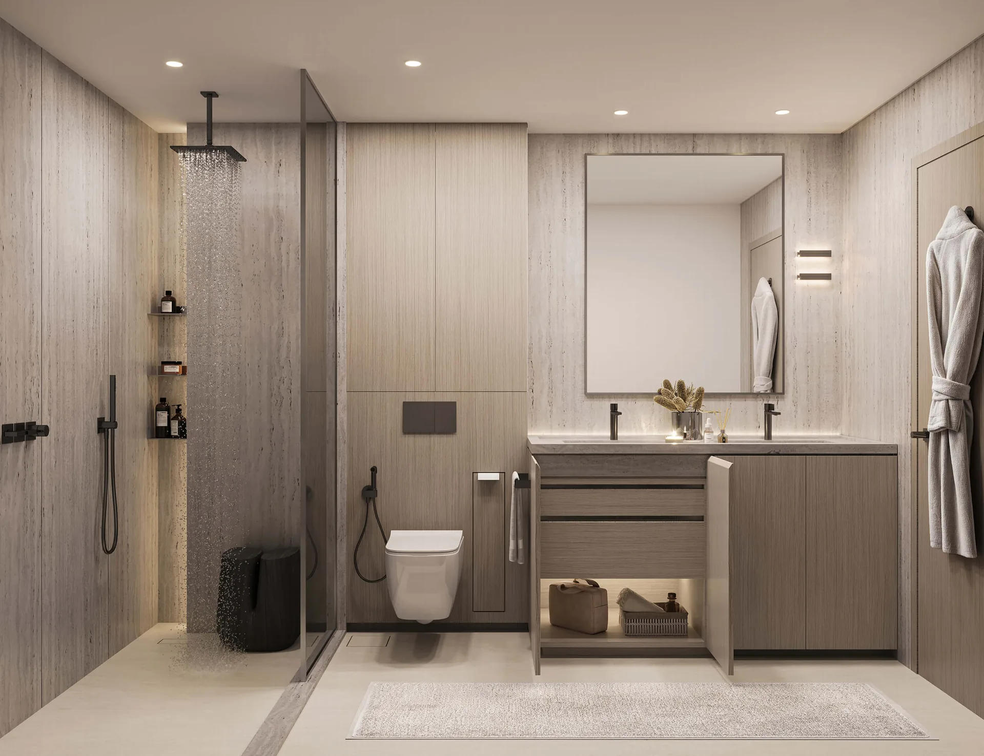 Eltiera Heights apartment bathroom