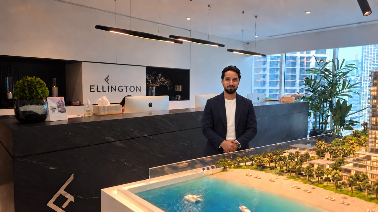 Real estate showroom and architectural model